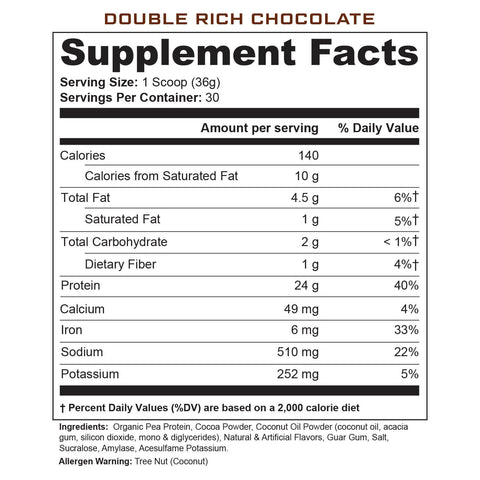 TOTAL VEGAN PROTEIN - Chocolate Flavor